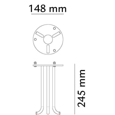 SG 600581 Kit de scellement pour borne ARCO Air