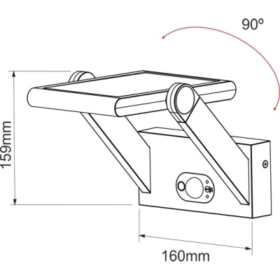 Dimensions applique BENEITO PROA