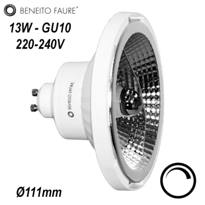 Ampoule AR111 GU10 13W 230V DIMMABLE - BENEITO 3465 3466