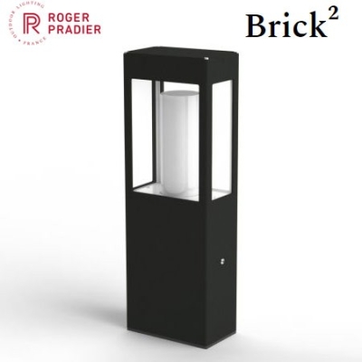 Borne basse ROGER PRADIER BRICK2 noir velours 108002113