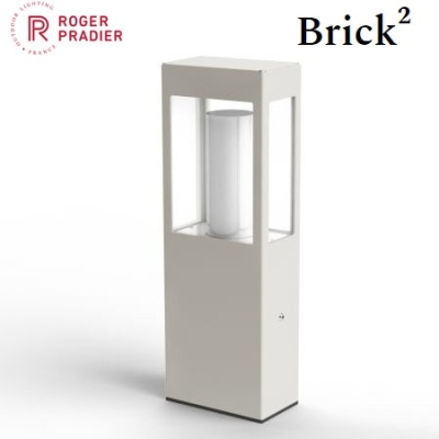 Borne basse ROGER PRADIER BRICK2 blanche 108002101