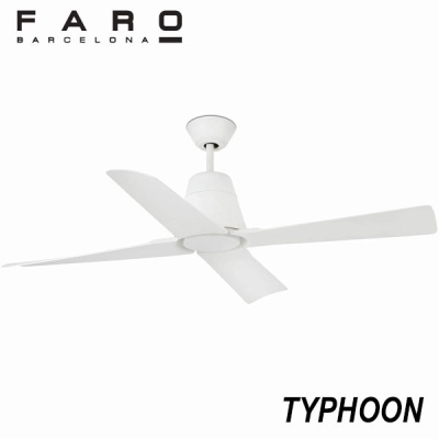 FARO 33480 Ventilateur extérieur blanc - FARO TYPHOON