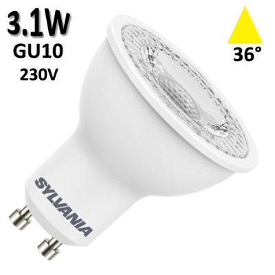 Ampoule GU10 3,1W 230V - SYLVANIA 0029155 0029157