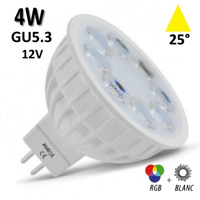 Ampoule LED RGB 12V GU5.3 - MIIDEX 78391