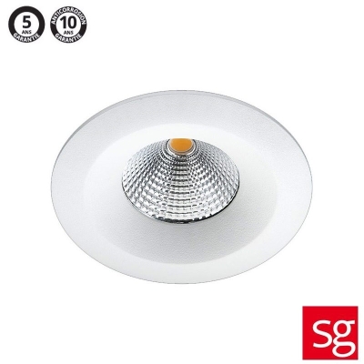 Spot LED encastré de plafond fixe blanc - SG 904321 9044421