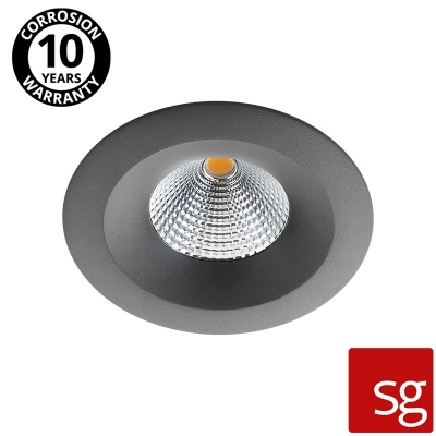 Spot graphite encastré de plafond - luminaire sg lighting 904324 904424