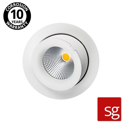 Spot orientable blanc avec une inclinaison de 40 degrés - SG JUNISTAR EXCLUSIVE 903301 903401