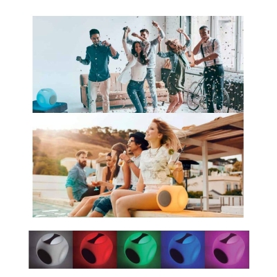 Une ambiance musicale de fête avec le Cube RGB musical Bluetooth