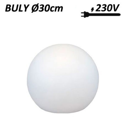 Boule lumineuse 230V diamètre 30cm