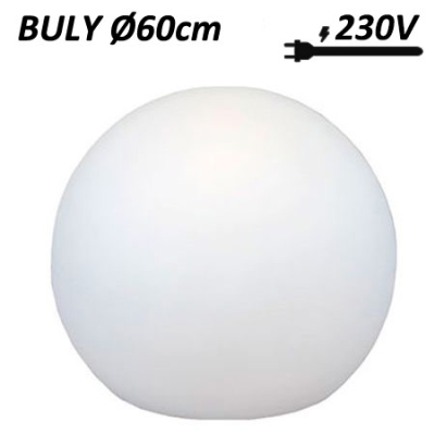 Boule lumineuse 230V diamètre 60cm