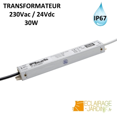 Transformateur étanche 12V 30W IP67