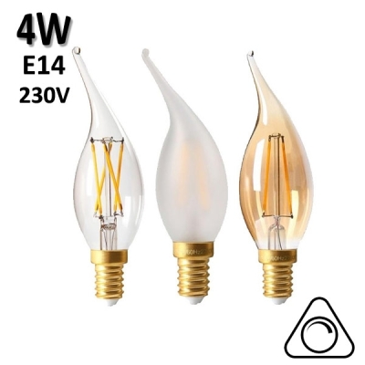 Ampoule flamme coup de vent 4W E14 230V - GIRARD SUDRON CV4 dimmable