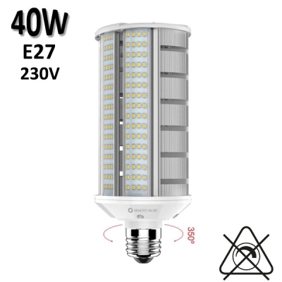 Ampoule LED forte puissance BENEITO SMILE 40W E27 230V