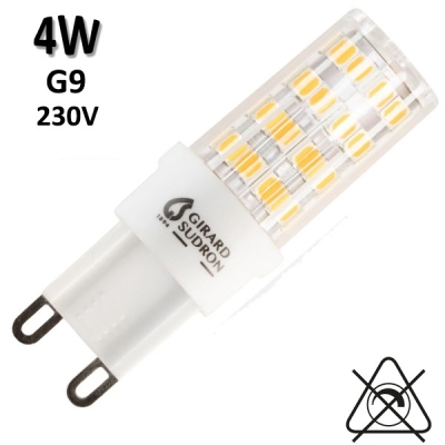 Ampoule LED G9 4W 230V - GIRARD SUDRON 161141