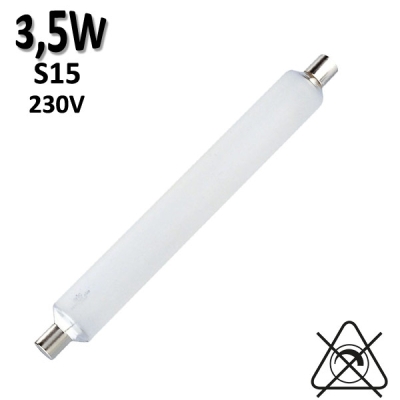 Tube LED ARIC 3.5W S15 230V - ARIC 2946