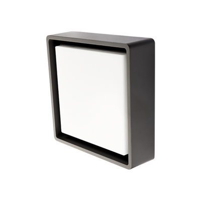 Applique ou plafonnier carré graphite - SG FRAME Square 605261 605291