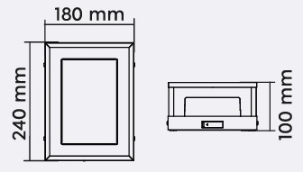 dimensions applique TRIO WITHAM 277860142