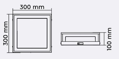 dimensions luminaire TRIO WITHAM 677860142