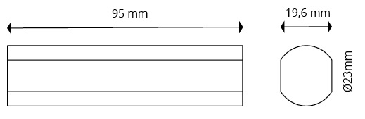 Dimensions alimentation LED 350mA - SG 820078