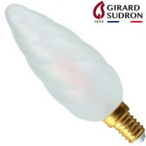 Ampoule LED Flamme torsadée géante E14 dépolie - GIRARD SUDRON F15