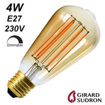 Ampoule Edison Filament Led twisted - Girard Sudron - Neij