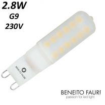 Ampoule BENEITO 130L195 - LED G9 2,8W