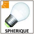 Lampes LED sphérique E14/E27/B22